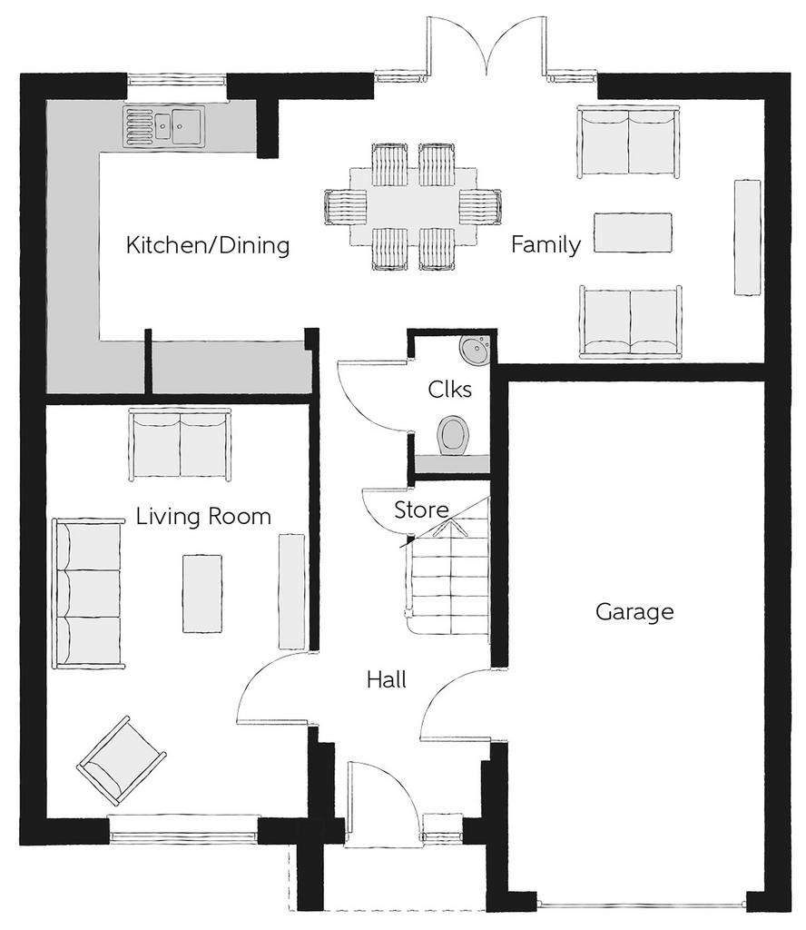 4 bedroom detached house for sale - floorplan