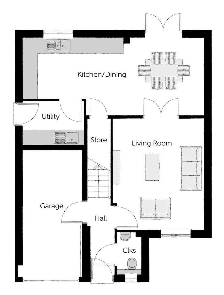 4 bedroom detached house for sale - floorplan