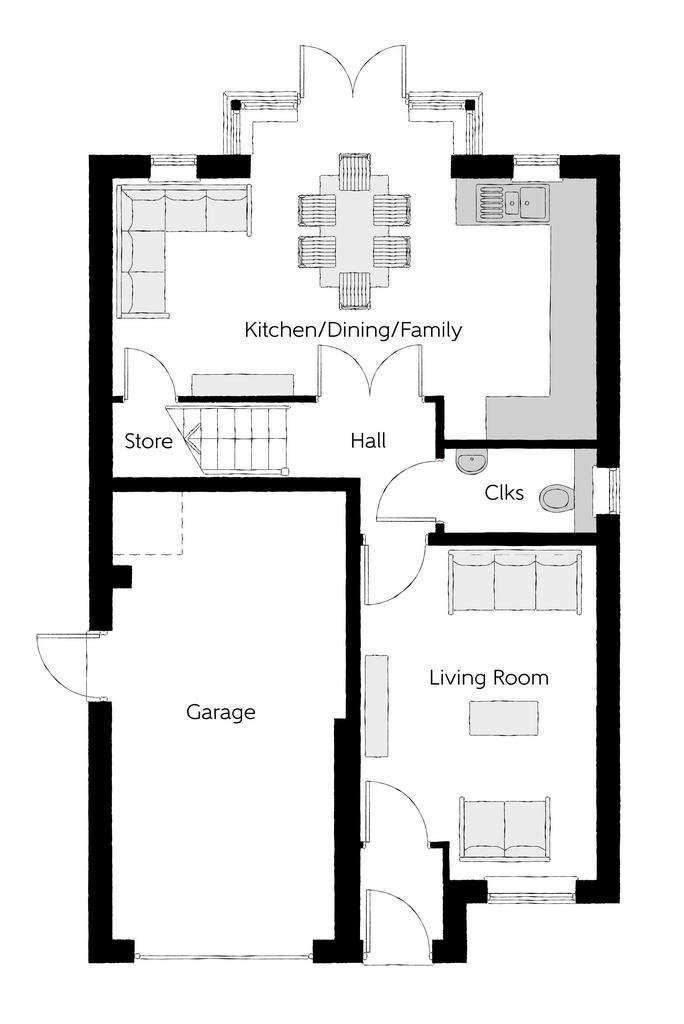 3 bedroom detached house for sale - floorplan