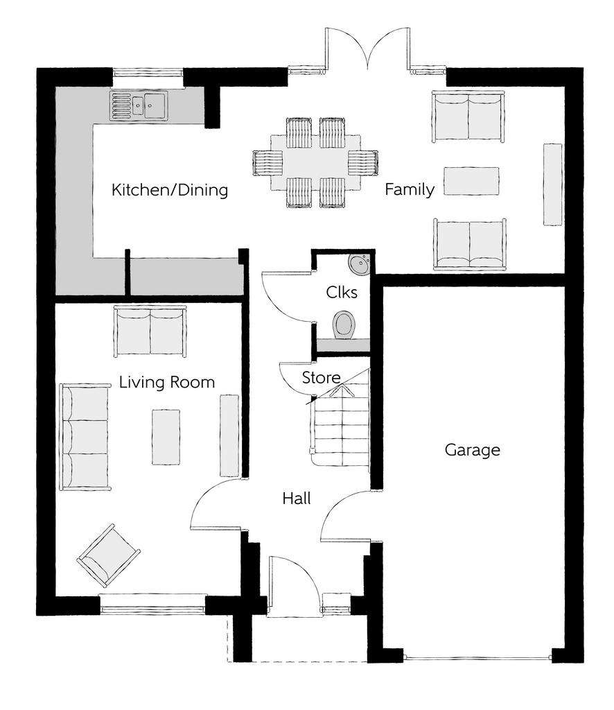 4 bedroom detached house for sale - floorplan