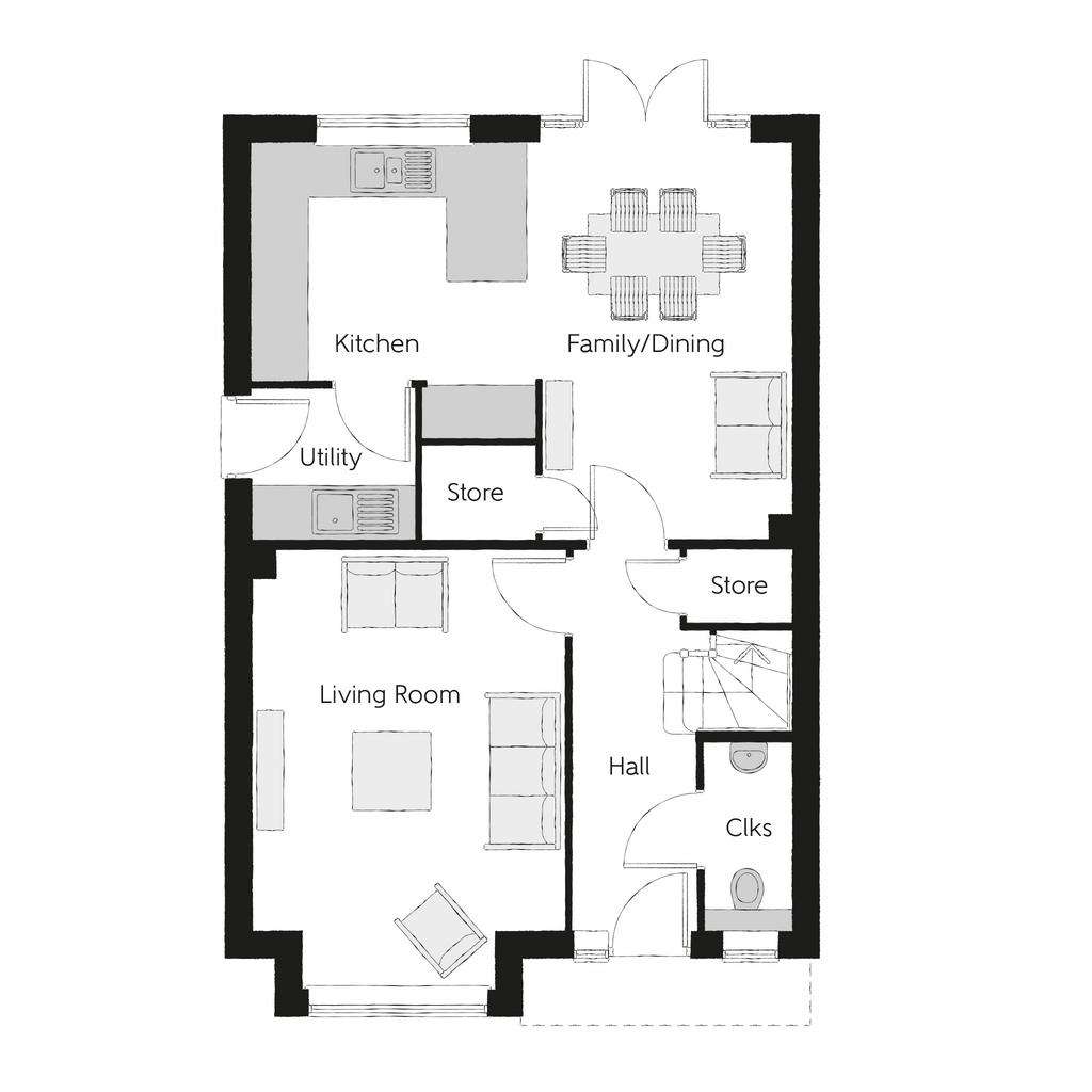 4 bedroom detached house for sale - floorplan