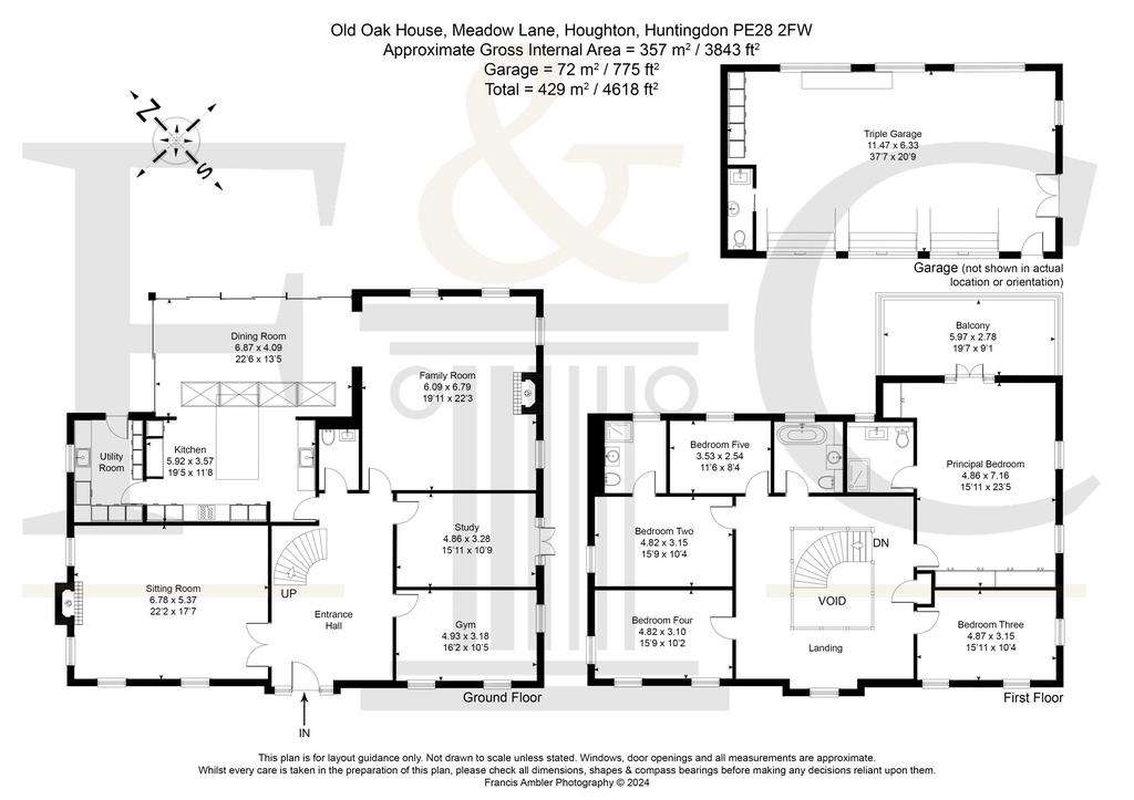 5 bedroom detached house for sale - floorplan