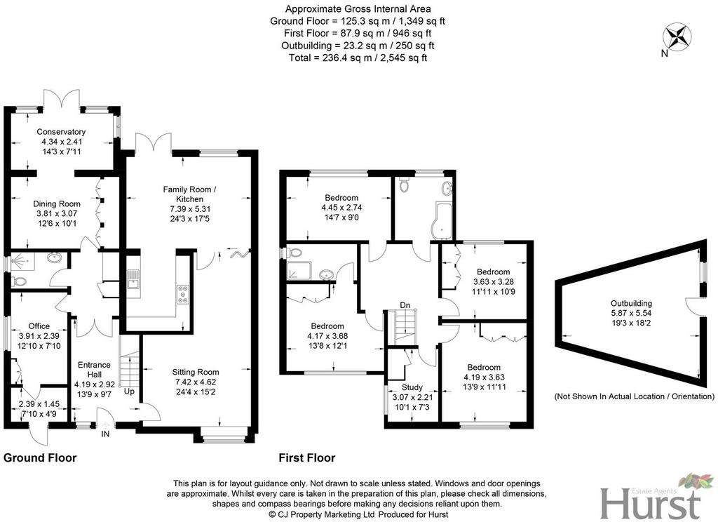 5 bedroom detached house to rent - floorplan