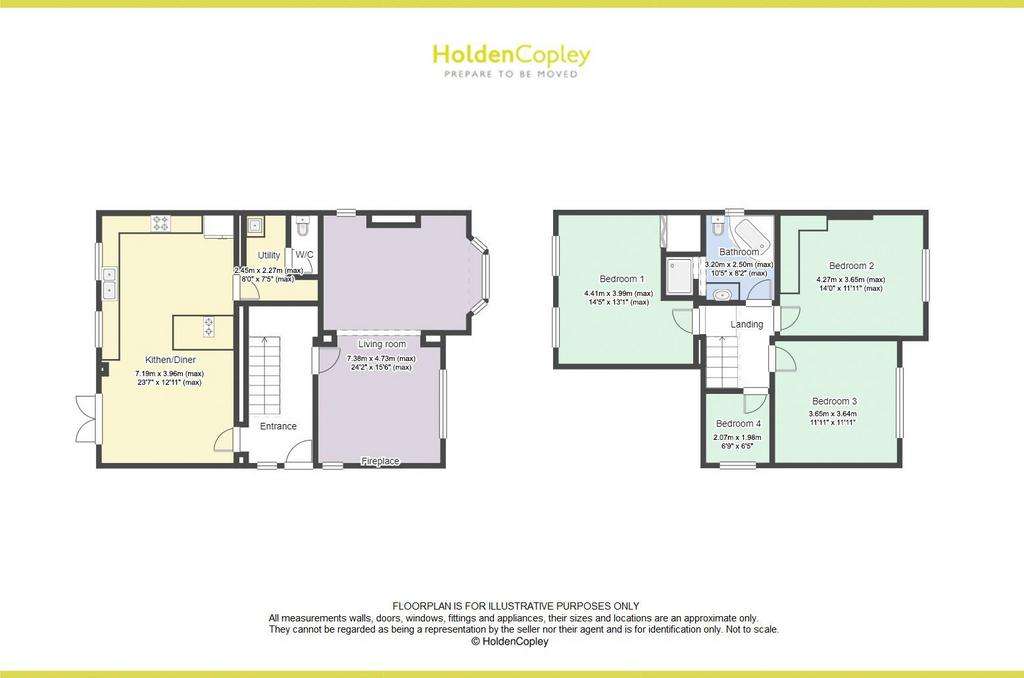 4 bedroom detached house for sale - floorplan