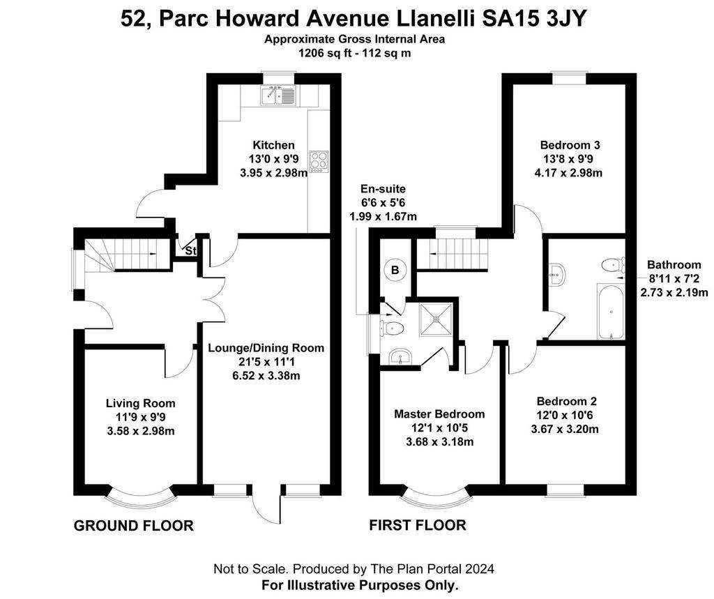 3 bedroom semi-detached house for sale - floorplan