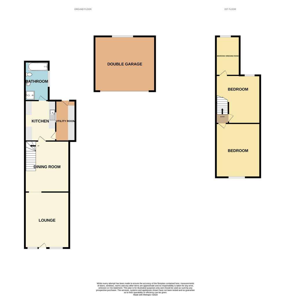 2 bedroom terraced house for sale - floorplan