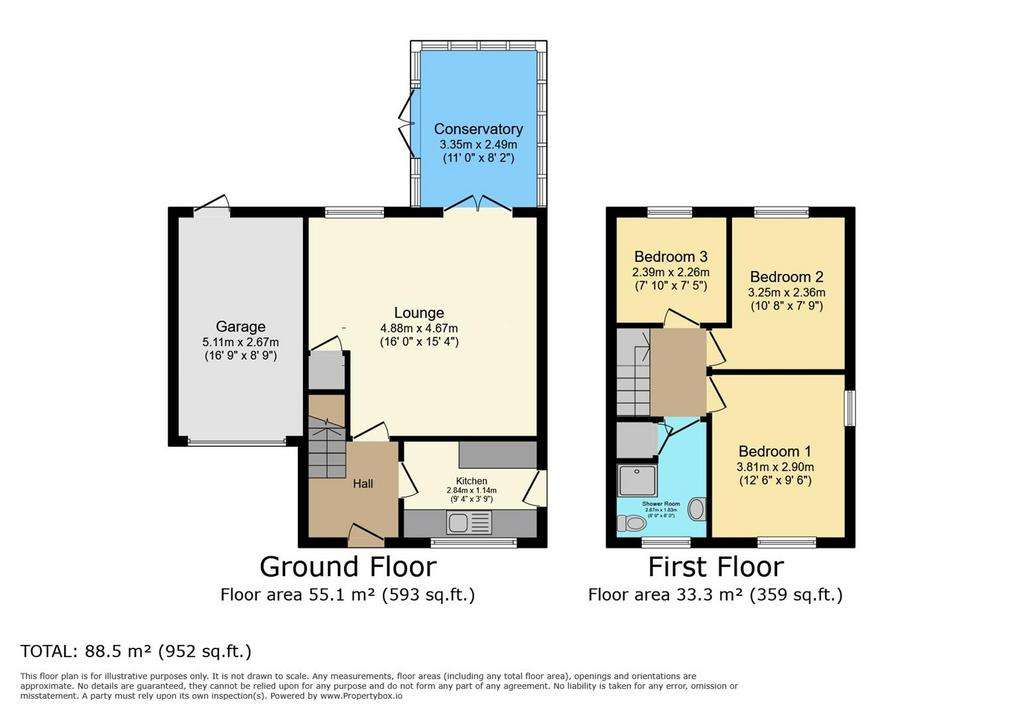 3 bedroom detached house for sale - floorplan