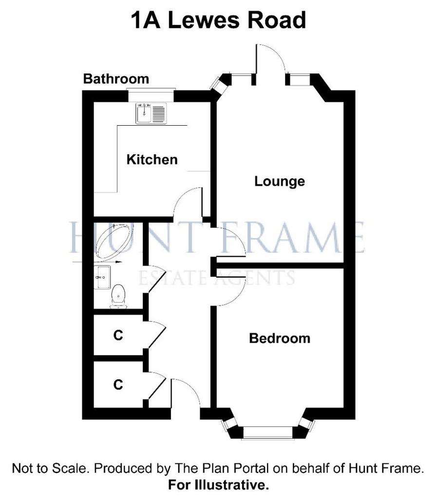 1 bedroom flat for sale - floorplan