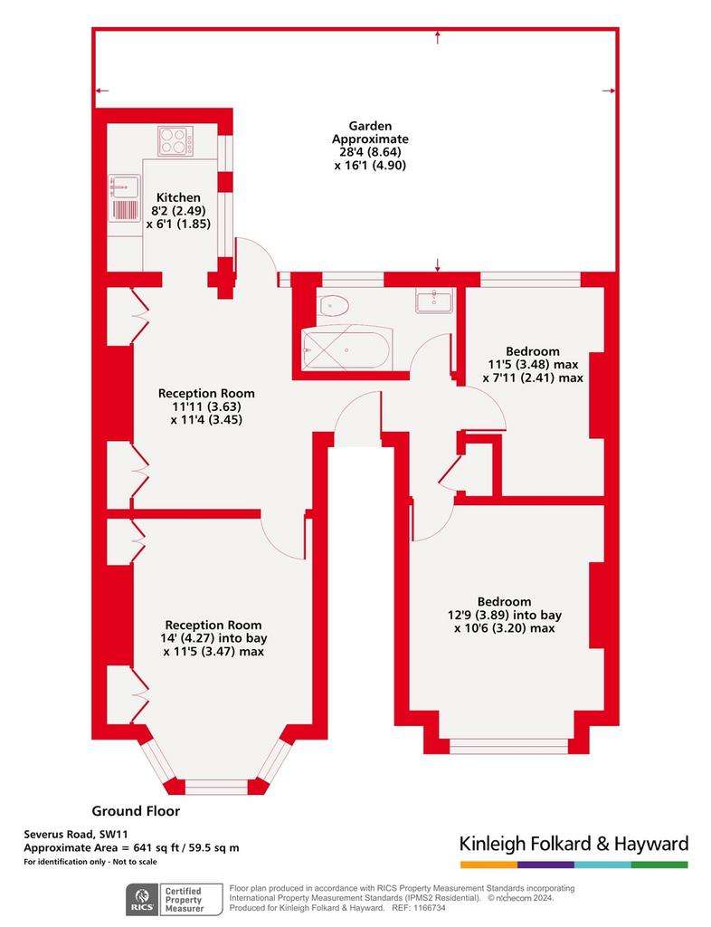 2 bedroom flat for sale - floorplan