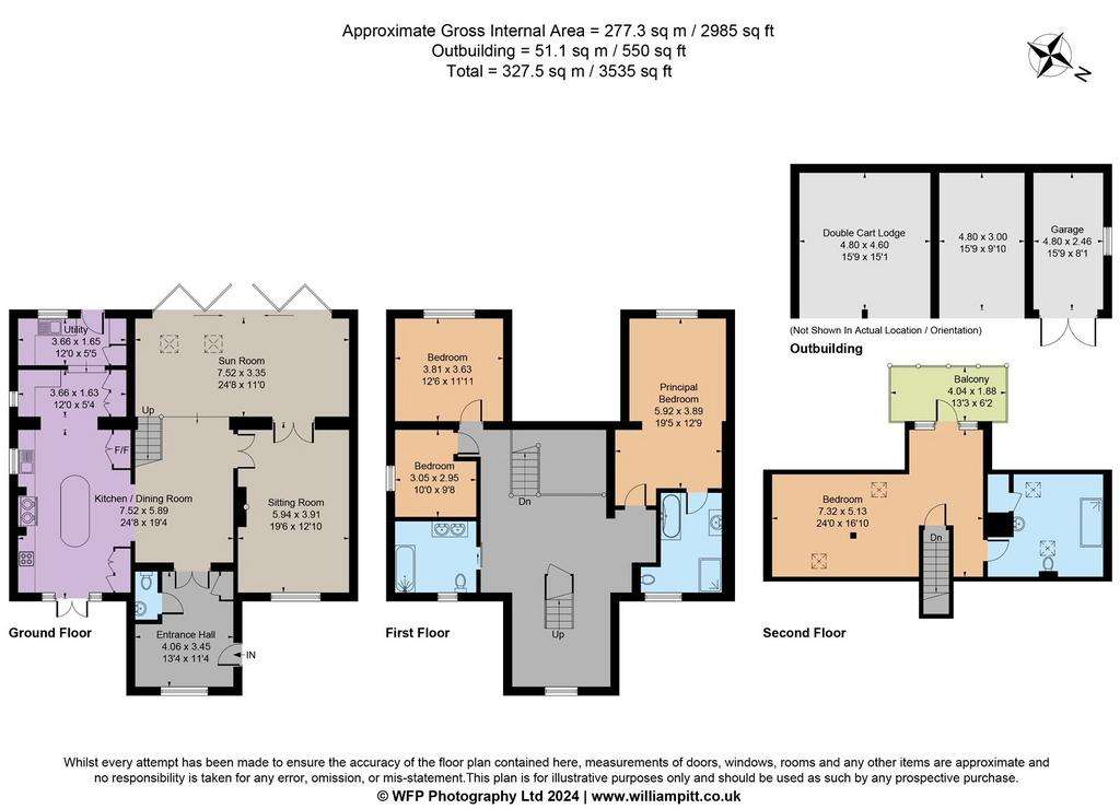 4 bedroom detached house for sale - floorplan