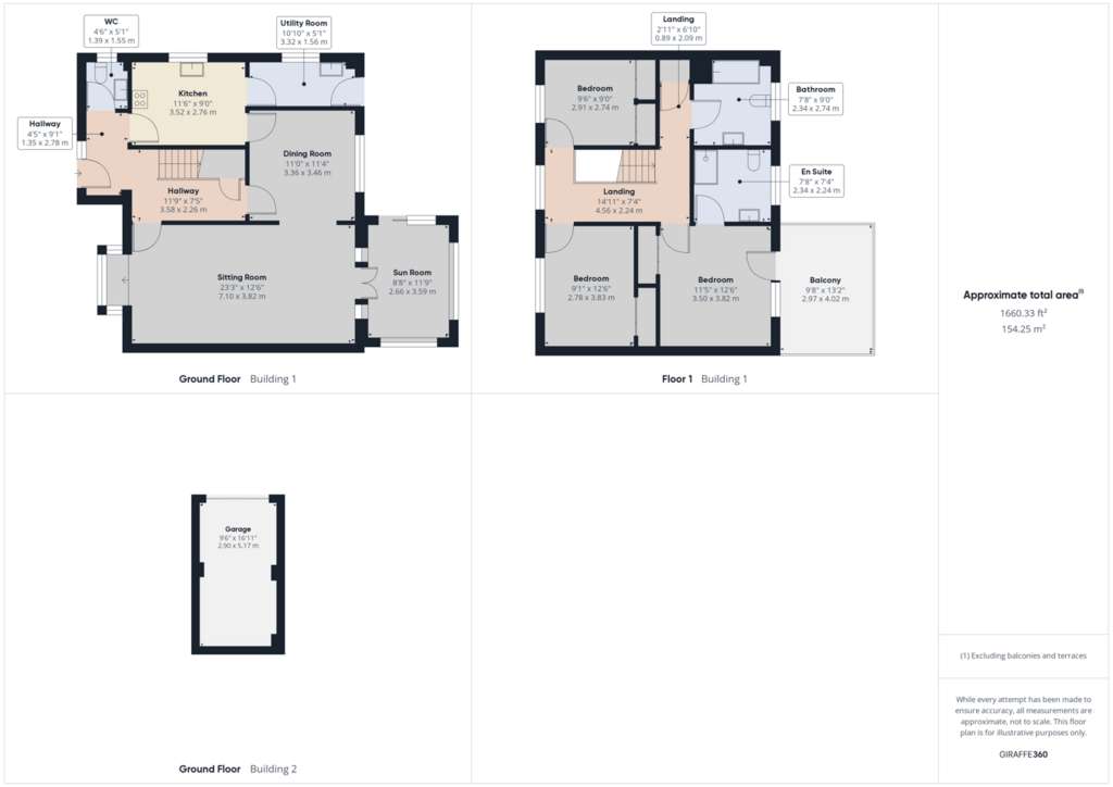 3 bedroom detached house for sale - floorplan