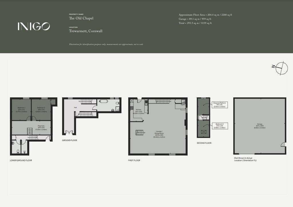 4 bedroom semi-detached house for sale - floorplan