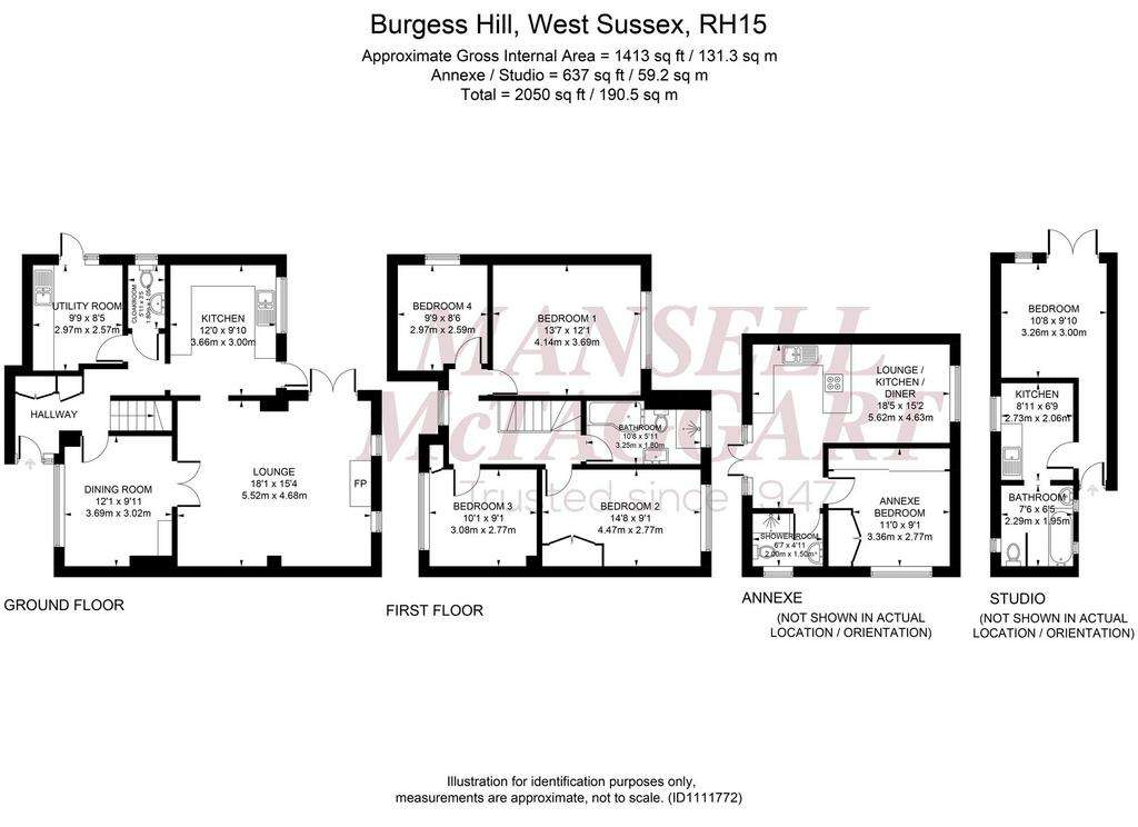 4 bedroom semi-detached house for sale - floorplan