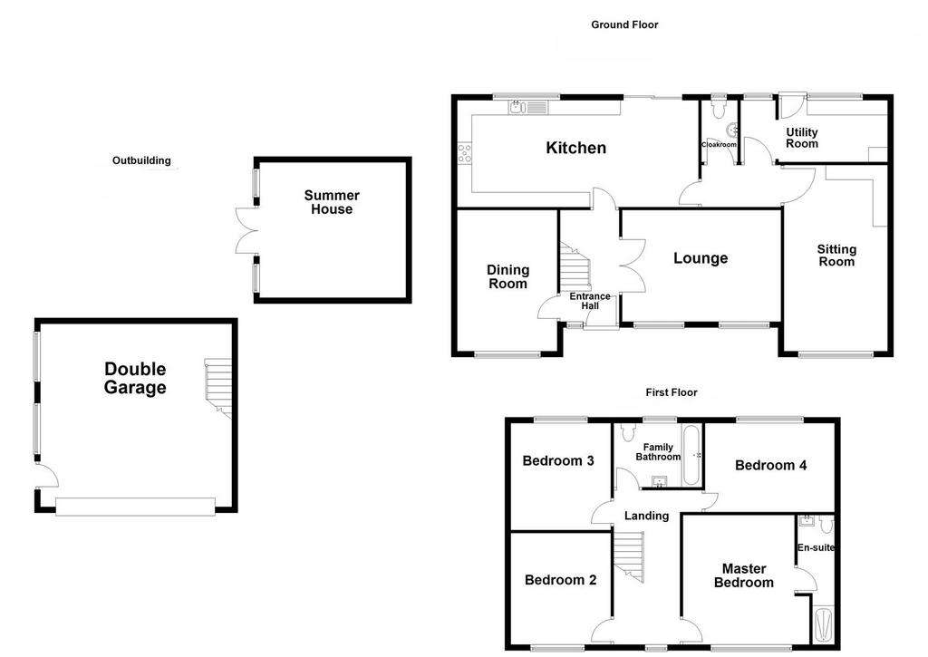 4 bedroom detached house for sale - floorplan