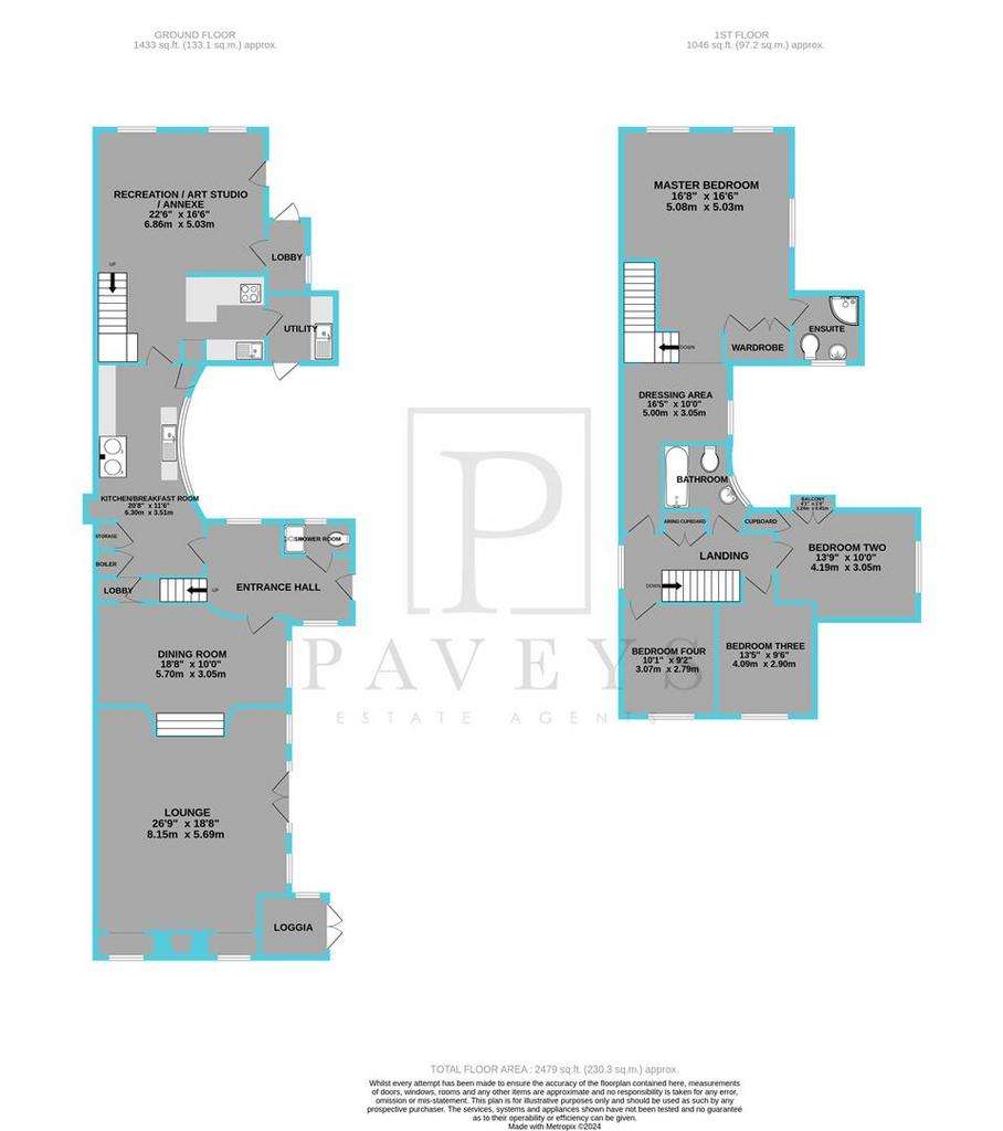 4 bedroom detached house for sale - floorplan