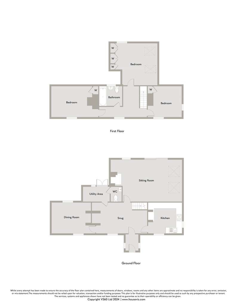 3 bedroom cottage for sale - floorplan