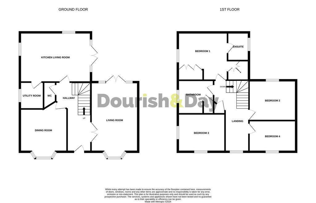 4 bedroom detached house for sale - floorplan