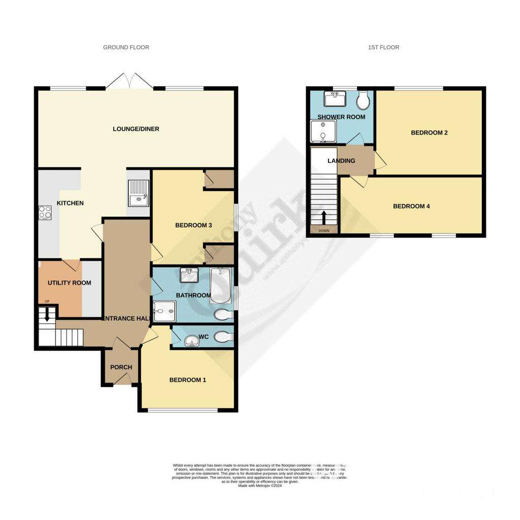 4 bedroom chalet for sale - floorplan