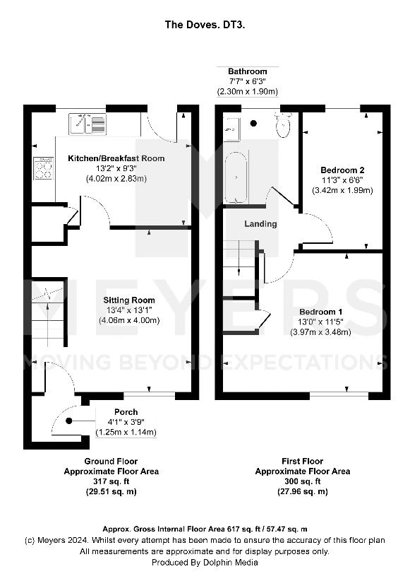 2 bedroom property for sale - floorplan