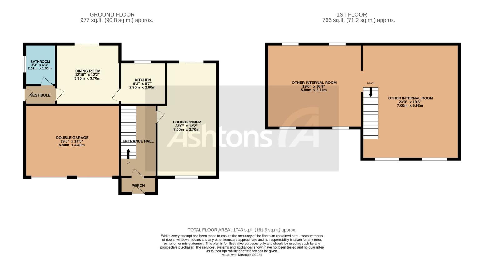 6 bedroom detached house for sale - floorplan