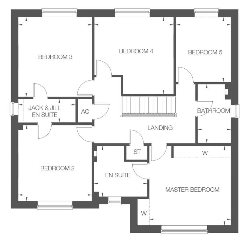 5 bedroom detached house for sale - floorplan