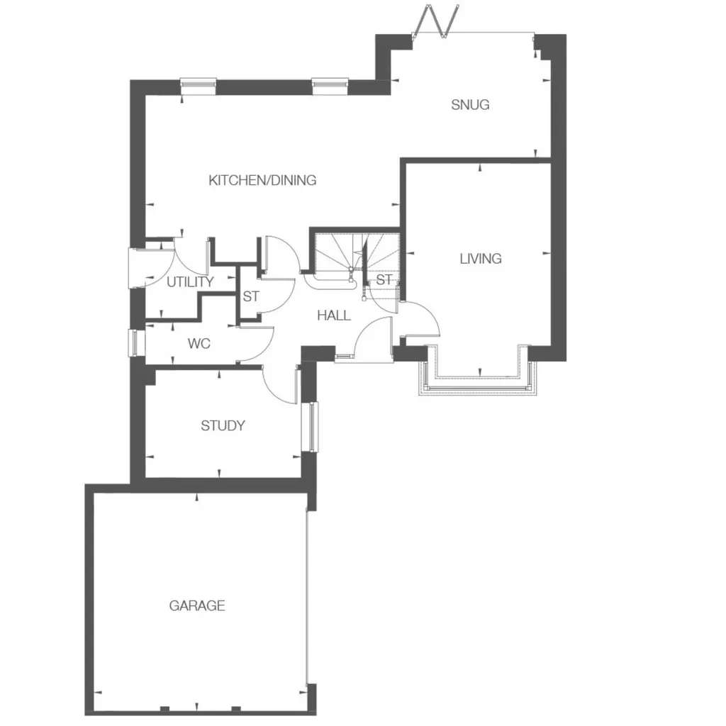 4 bedroom detached house for sale - floorplan