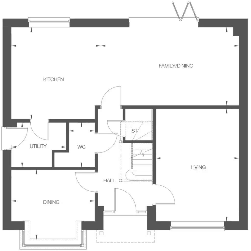 4 bedroom detached house for sale - floorplan