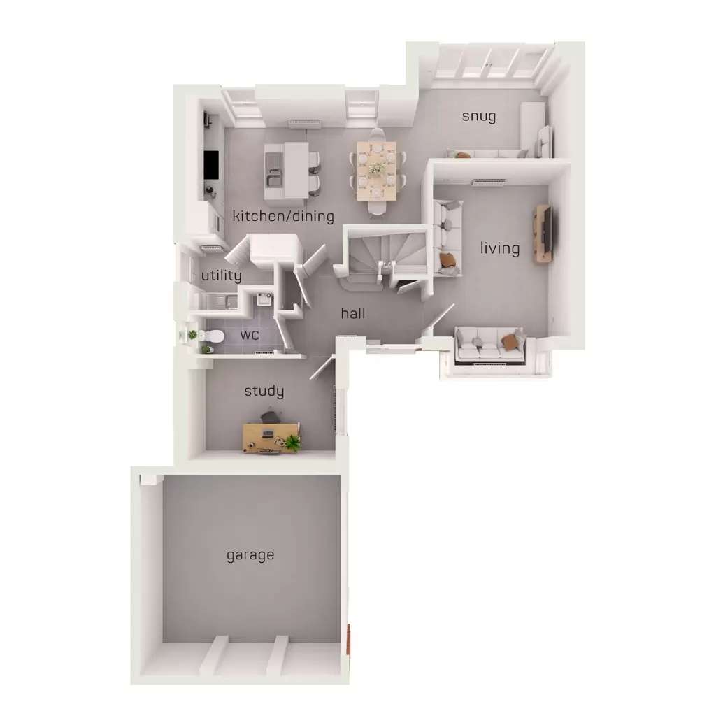 4 bedroom detached house for sale - floorplan