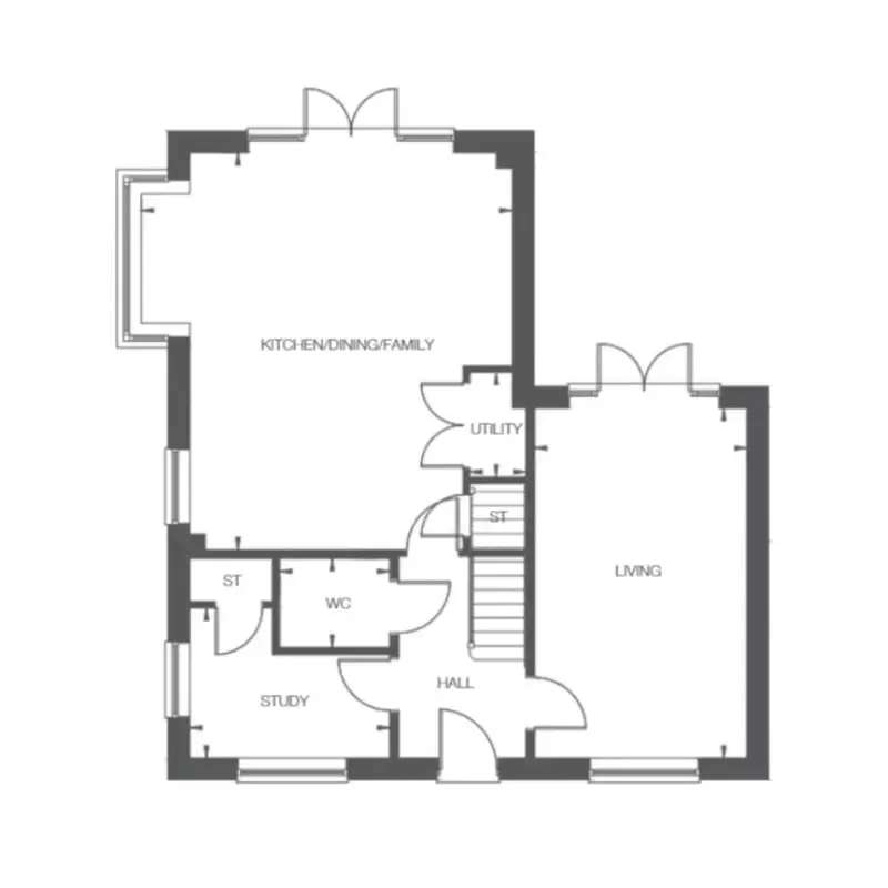 4 bedroom detached house for sale - floorplan