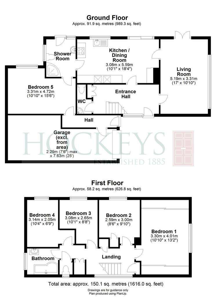 5 bedroom link-detached house for sale - floorplan