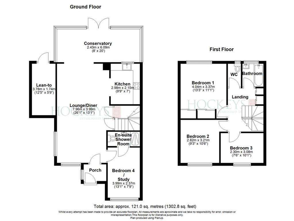 4 bedroom semi-detached house for sale - floorplan