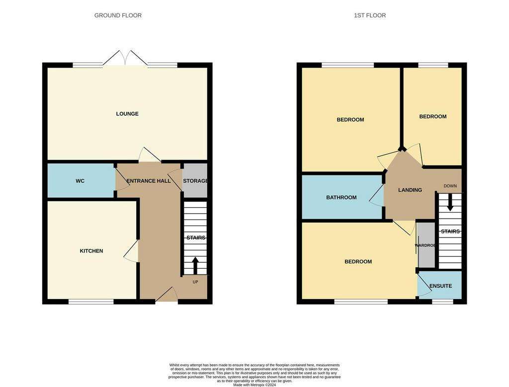 3 bedroom town house for sale - floorplan