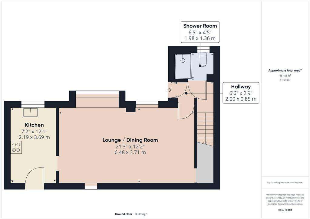 2 bedroom cottage for sale - floorplan