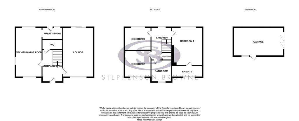 3 bedroom detached house for sale - floorplan