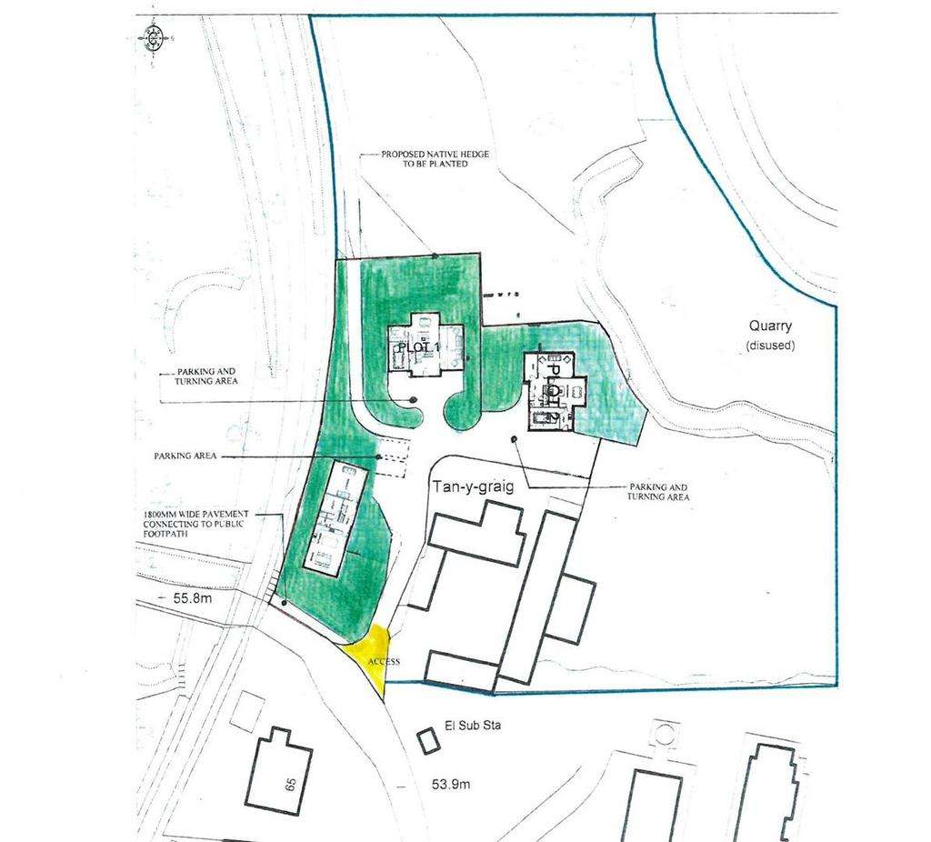 Plot for sale - floorplan