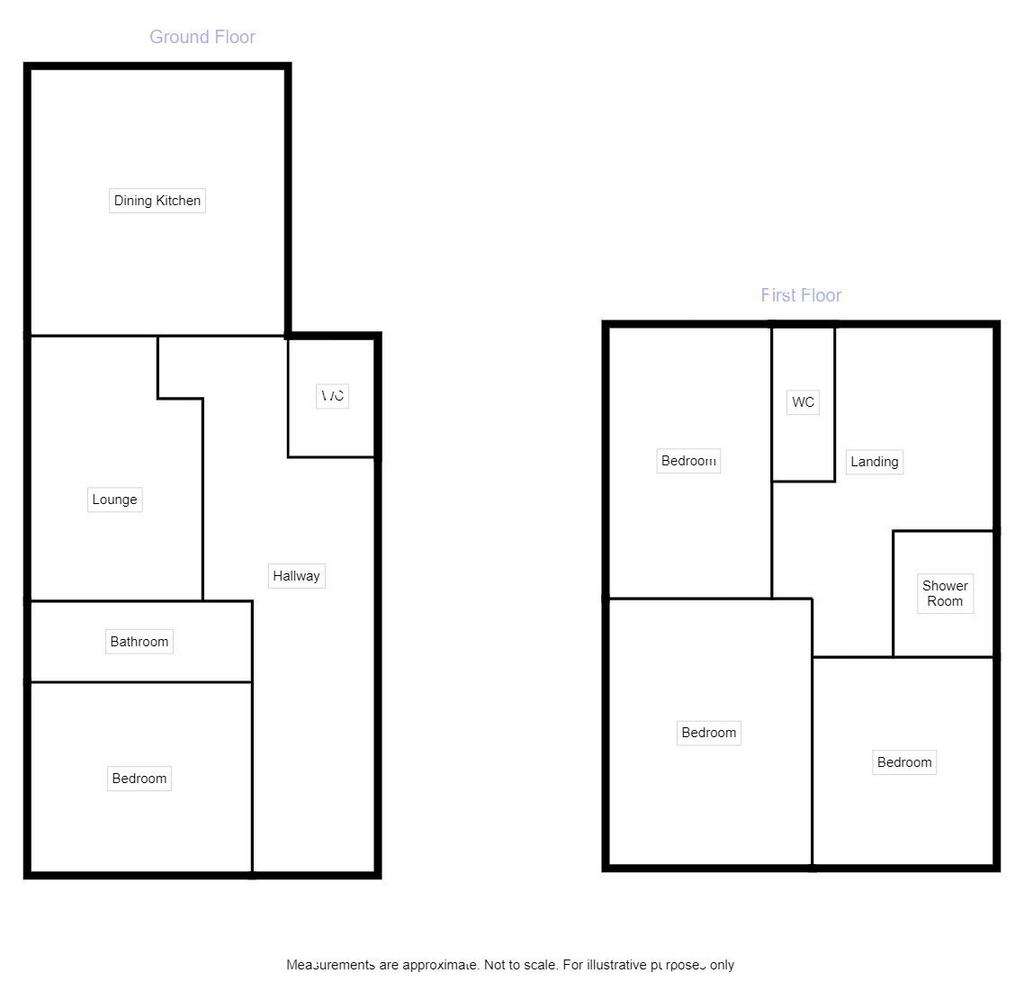 1 bedroom house to rent - floorplan