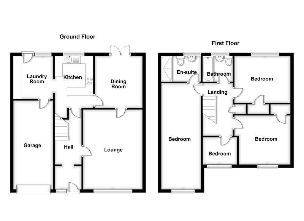 4 bedroom detached house for sale - floorplan