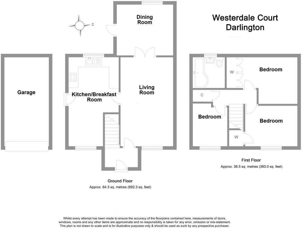 3 bedroom detached house for sale - floorplan