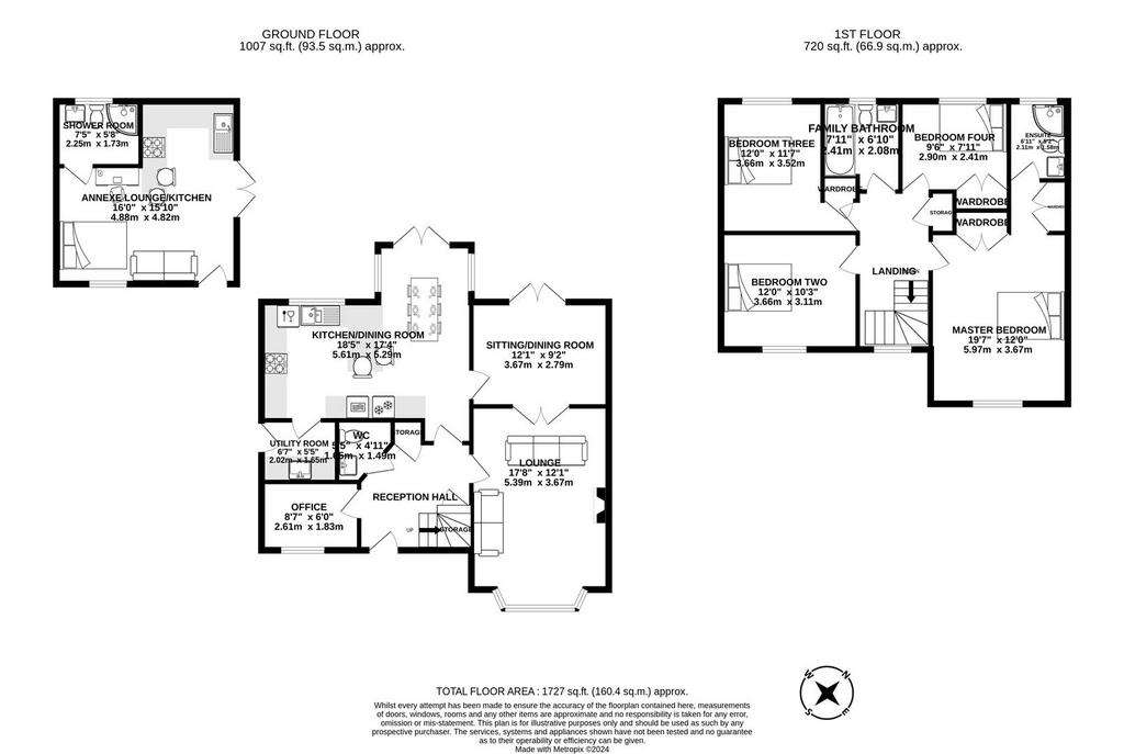 4 bedroom detached house for sale - floorplan