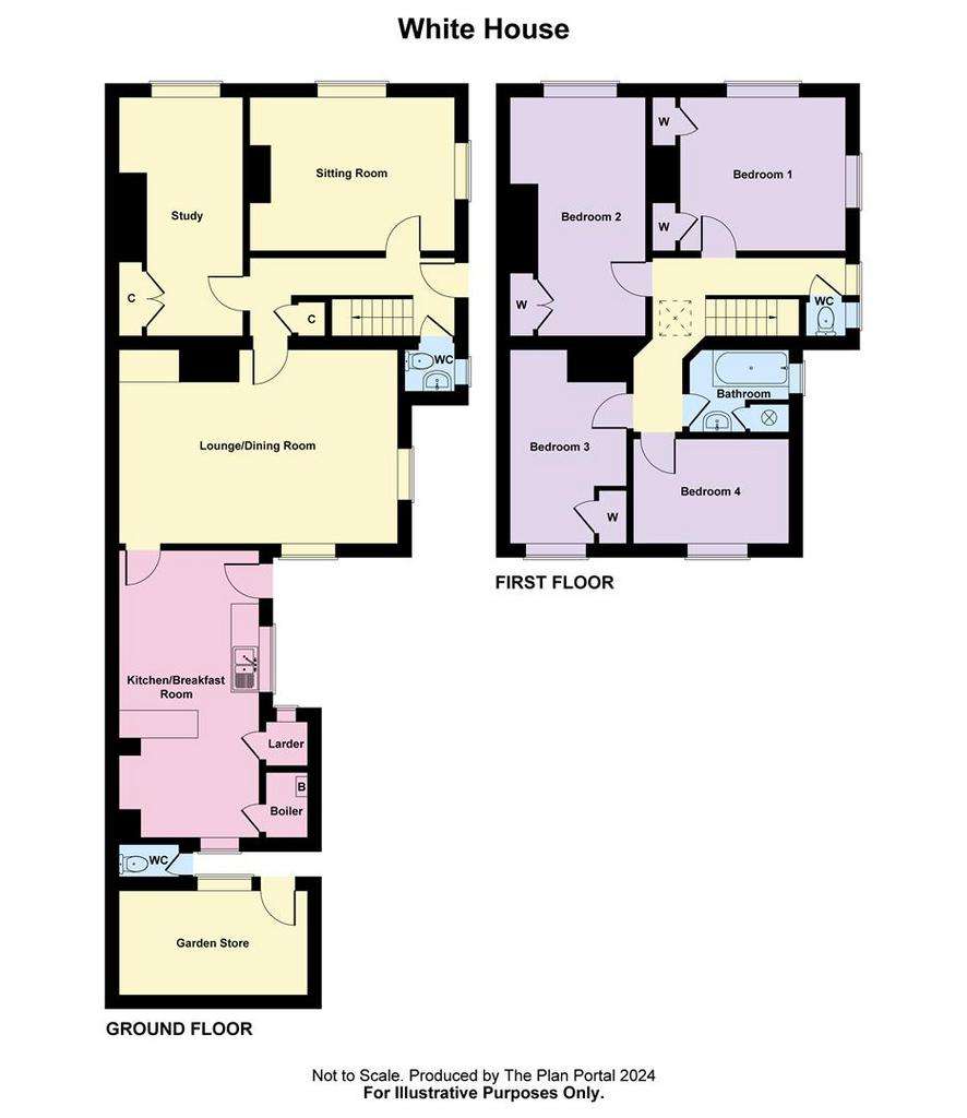 4 bedroom detached house for sale - floorplan