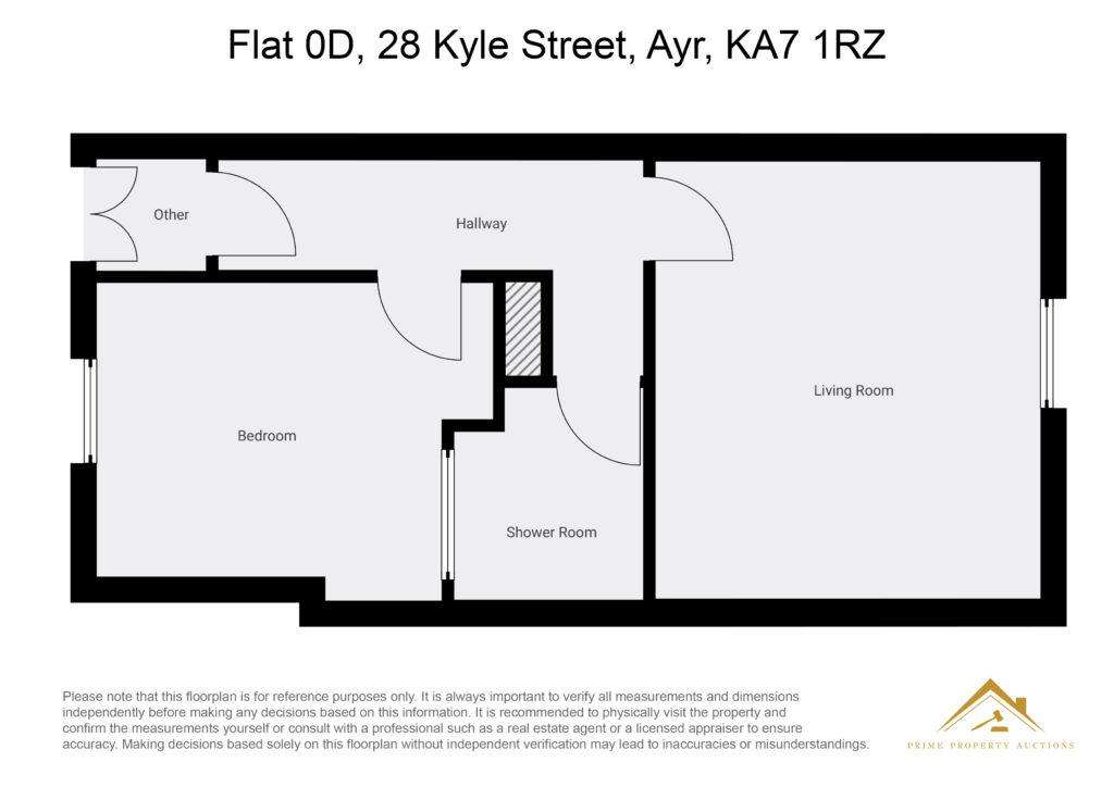 1 bedroom flat for sale - floorplan