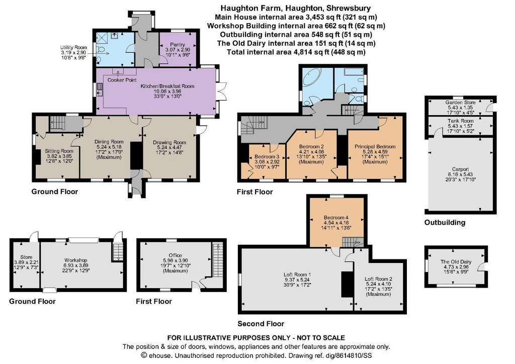 4 bedroom detached house for sale - floorplan