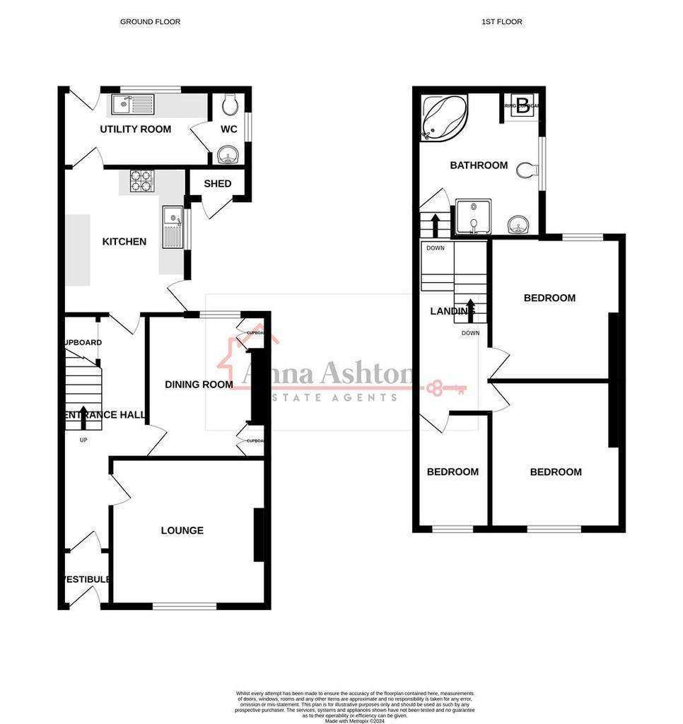 3 bedroom semi-detached house for sale - floorplan