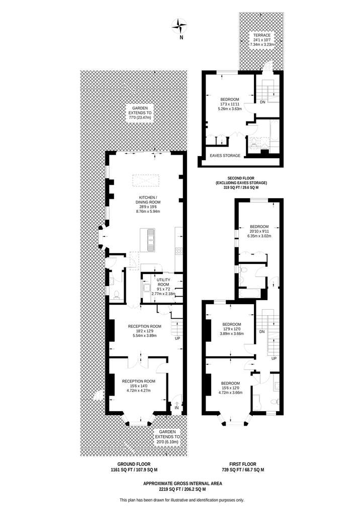 4 bedroom house to rent - floorplan