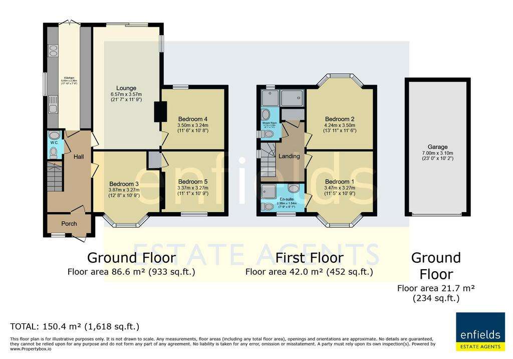 5 bedroom detached house for sale - floorplan