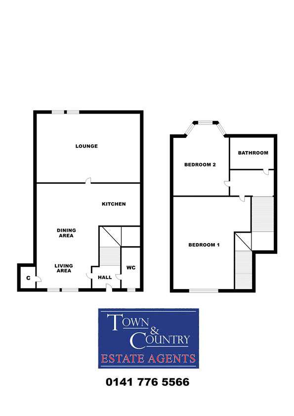 2 bedroom flat for sale - floorplan