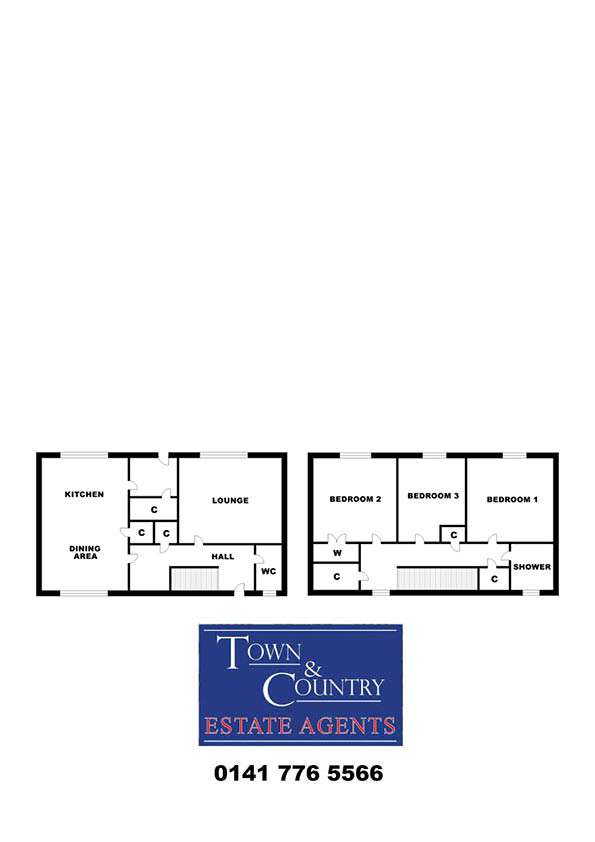 3 bedroom terraced house for sale - floorplan