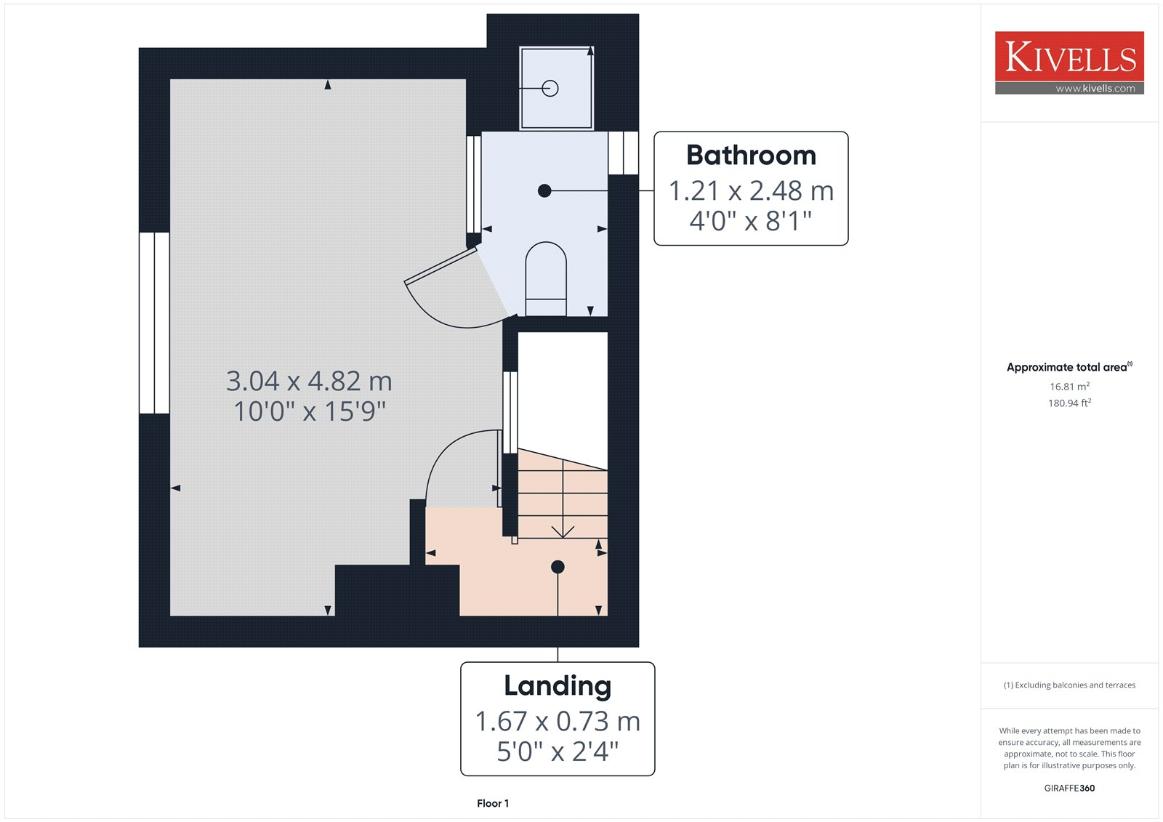 2 bedroom property for sale - floorplan