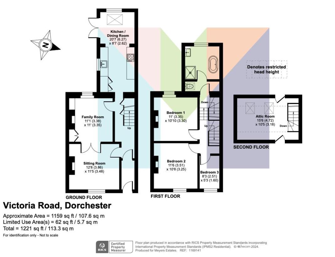 3 bedroom detached house for sale - floorplan