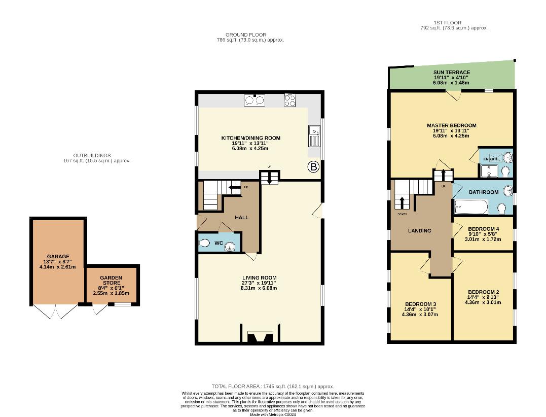 4 bedroom property for sale - floorplan